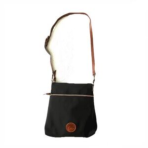 Dooney and Bourke Black Canvas Crossbody